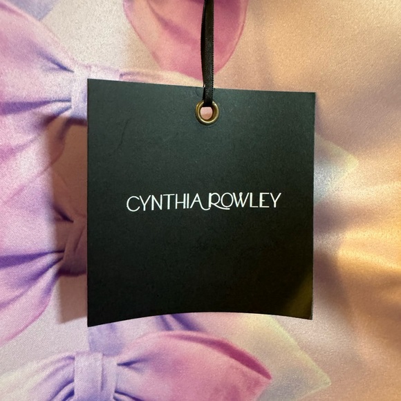Cynthia Rowley Satin Bow Dress, Small NWT - Picture 4 of 5